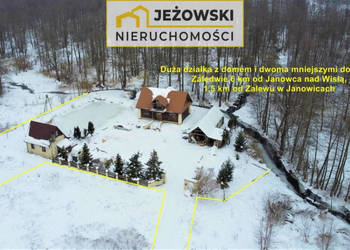 Dom z bali 150mkw, działka 30arów, 5 km od Janowca na sprzedaż  Janowice