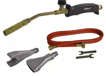 ZESTAW DO LUTOWANIA, PALNIK GAZOWY DEDRA 31B011 DYSZE: 17MM, C22MM, PŁASKA… na sprzedaż  Opalenica