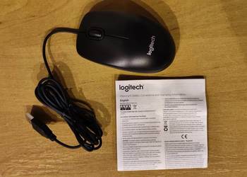 Mysz optyczna nowa M100 USB czarna, używany na sprzedaż  Gdynia