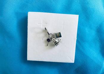 nowa unikatowa zawieszka charms beads motyw parzenia kawy srebro 925, używany na sprzedaż  Gdynia