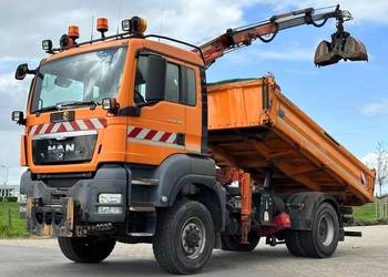 Wywrotka 4x4 z dzwigiem MAN TGS 18.320 na sprzedaż  Warszawa