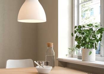 Lampa wisząca biała MELODI IKEA 38 cm nowa sprzedam na sprzedaż  Kraków