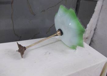 Stara lampa wisząca szkło i mosiądz na sprzedaż  Bielsko-Biała