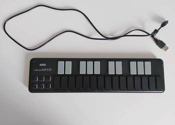 Korg nanoKEY 2 BK - kontroler MIDI USB, stan idealny na sprzedaż  Poznań