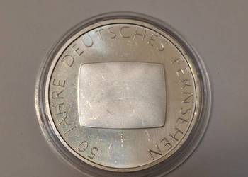 2002r. 10 Euro Moneta &quot;50 Jahre Deutsches Fernsehen&quot; (G) na sprzedaż  Lębork