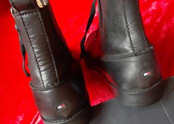 Tommy Hilfiger buty 41,42 100% oryginał skóra piękne czarne, używany na sprzedaż  Konstancin-Jeziorna