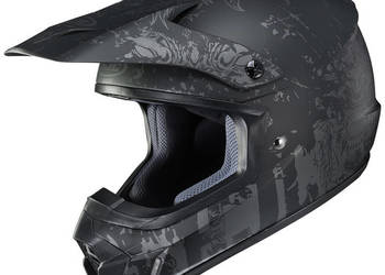 Używany, Offroadowy kask cross atv HJC CS-MX II CSMX2 Creeper Szary na sprzedaż  Trzciel