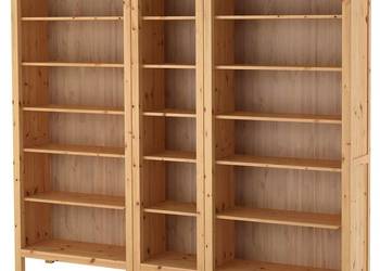 Witryna Regał-szafka IKEA Leksvik - drewno - HEMNES, używany na sprzedaż  Warszawa