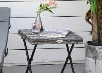 Składany stolik kawowy ogrodowy, przytulny szykowny styl, na sprzedaż  Nowy Targ
