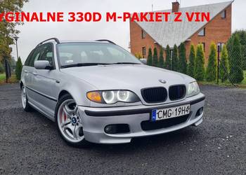 Używany, BMW 3 330d E46 3.0 Diesel M57 Oryginalny M PAKIET Z VIN XENON SPORTY na sprzedaż  Włocławek