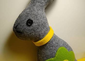 Duży Wielkanocny Zając z Filcu Handmade na sprzedaż  Gdańsk