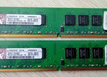 Pamięć RAM 2 GB (1 GB x 2 szt.), Kingston, używany na sprzedaż  Zielona Góra