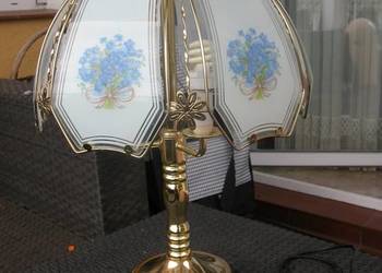 Używany, stara lampa/ lampka z szybkami bukieciki na sprzedaż  Gorzów Wielkopolski