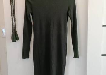 Czarna prążkowana sukienka. na sprzedaż  Płońsk