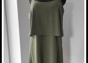 Reserved sukienka na ramiączkach khaki 42 XL na sprzedaż  Płock