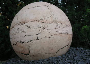 Ceramiczna kula ogrodowa śr. 70 cm., mrozoodporna, używany na sprzedaż  Jelenia Góra