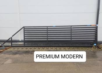Używany, Brama przesuwna palisadowa 5m PREMIUM MODERN, ocynk+RAL, 4m, 6m, 6,7m, 7,5m na sprzedaż  Rybnik