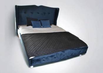 Stylowe łóżko LUDWIKOWSKIE GLAMOUR 160x200 Tkanina Okzaja, używany na sprzedaż  Panki