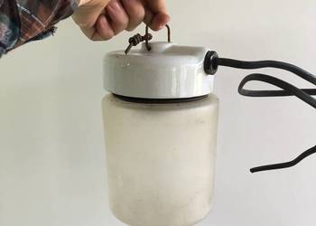 Używany, Stara lampa wicząca, żarówka E27 na sprzedaż  Sępólno Krajeńskie