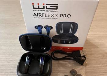 Używany, Słuchawki bezprzewodowe dokanałowe WG AirFlex3 PRO Komplet na sprzedaż  Elbląg