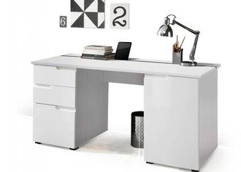 SELENE 15 białe biurko połysk, używany na sprzedaż  Nadbory