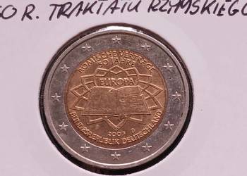 2 Euro Niemcy 2007 r.-50 r. Traktatu Rzymskiego -men. D na sprzedaż  Konin