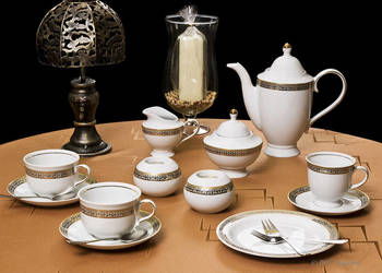 Serwis do kawy Monacco 12-osobowy walbrzyska porcelana na sprzedaż  Wałbrzych