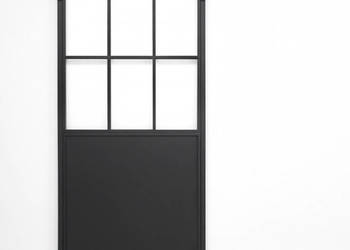 Drzwi przesuwne szklane loftowe MODENA 100x210 Mleczne na sprzedaż  Chmielnik