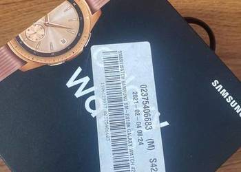SAMSUNG sm-r810n Galaxy Watch 42mm + gratis szkło na ekran na sprzedaż  Szpęgawsk