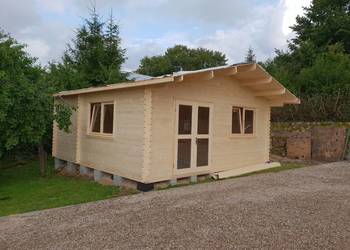 Drewniany domek letniskowy Majka 6x6 32 m² na sprzedaż  Mrągowo
