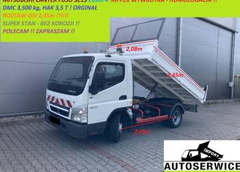 MITSUBISHI CANTER FUSO 3C13 EURO4 KIPPER WYWROTKA HOMOLOGACJ na sprzedaż  Piekarzew