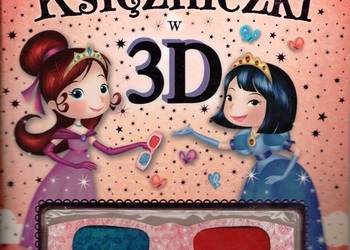Księżniczki w 3D. Książka z okularami, używany na sprzedaż  Warszawa