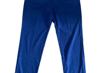 męskie spodnie mango r 40 eleganckie garniturowe niebieskie na sprzedaż  Zamość