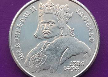 Moneta - PRL 500 ZŁOTYCH 1989 - WŁADYSŁAW II JAGIEŁŁO na sprzedaż  Pruszków