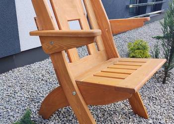 Krzesło ogrodowe drewniane składane, tarasowe X lamel nr 3 na sprzedaż  Kalety