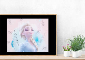 frozen plakat A4,  elsa plakat, bajkowy plakat, frozen obraz na sprzedaż  Białystok