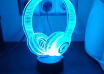 Lampka nocna led 3d 7 kolorów na sprzedaż  Książ Wielkopolski