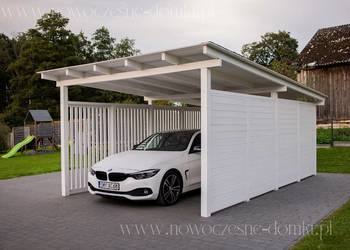 Wiata Samochodowa Drewniana Verona 3x5 - Carport - Producent na sprzedaż  Szczecin
