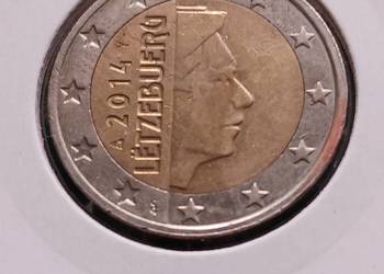 2 Euro Luksemburg 2014 r. na sprzedaż  Konin