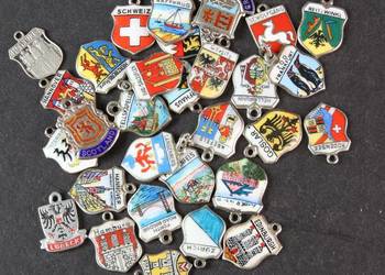 NIEMCY LANDY SREBRNE HERBY zestaw 30 szt.(K70) na sprzedaż  Warszawa