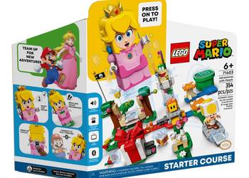 Używany, LEGO Super Mario 71403 Przygody z Peach zestaw startowy na sprzedaż  Ostrowy nad Okszą
