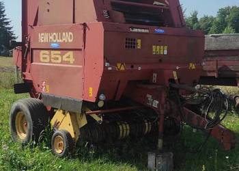 Prasa rolująca New Holland 654, siatka, sznurek, nie 658, lubelskie na sprzedaż  Sułoszyn