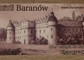 Bilet kolekcjonerski: Muzeum i Zamek Baranów Sandomierski, używany na sprzedaż  Tarnów