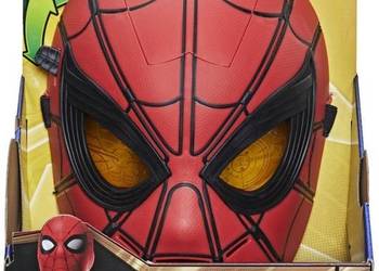 Maska Spiderman Podświetlane Oczy Światło Hasbro, używany na sprzedaż  Mogilany