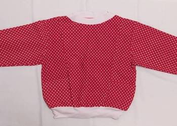 Bluzka dziecięca – GROSZKI – czerwona na sprzedaż  Hajnówka