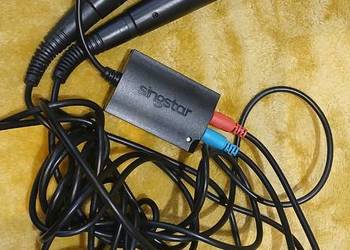 Dwa mikrofony Singstar + adapter na sprzedaż  Kraków