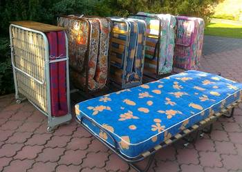 Łóżko polowe grube,cienkie turystyczne kanapa wersalka na sprzedaż  Sulbiny
