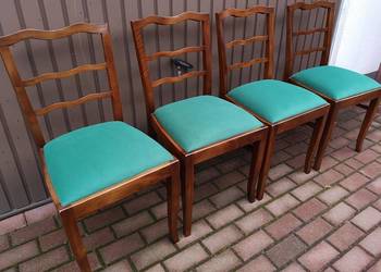 Komplet Krzesła ART-DECO Orzech Stare Antyk Po Renowacji. na sprzedaż  Swarzędz