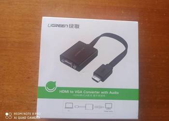 Konwenter, Adapter HDMI do VGA 1080P, używany na sprzedaż  Gródek