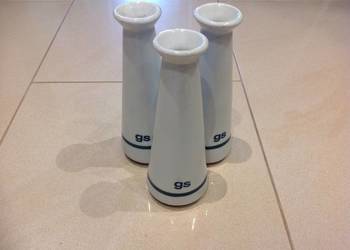 Porcelanowy Wazonik GS - Lubiana PRL 3 szt na sprzedaż  Nowa Sól